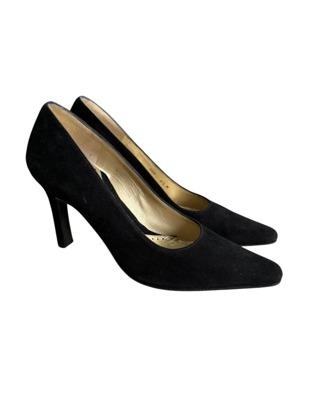 CHARLES JOURDAN Vintage Black Heels Size 6.5